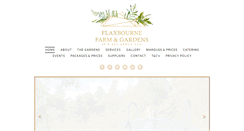 Desktop Screenshot of flaxbournegardens.com